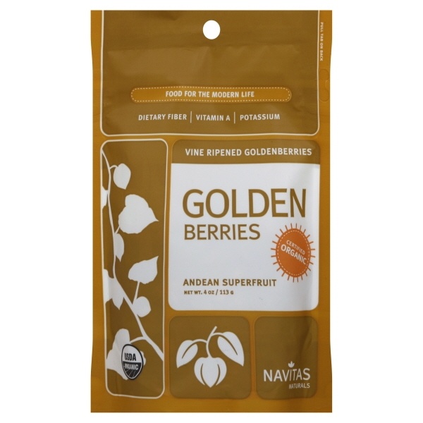 slide 1 of 1, Navitas Organics Golden Berries, 4 oz