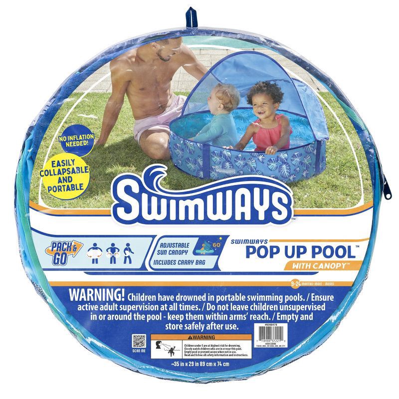 slide 6 of 6, SwimWays Elite Pop Up Pool, 1 ct