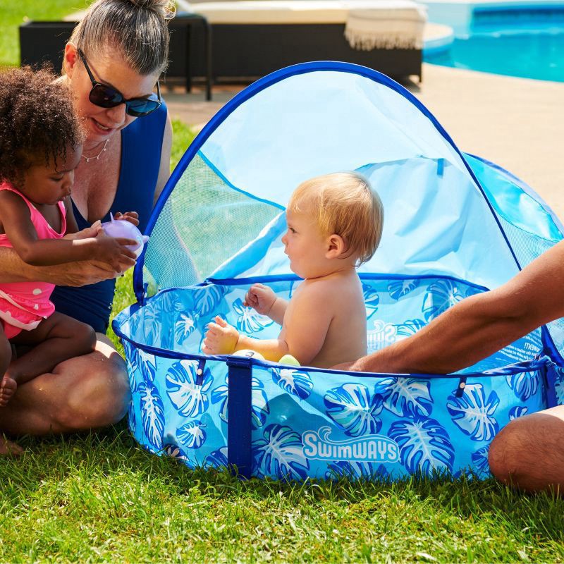 slide 3 of 6, SwimWays Elite Pop Up Pool, 1 ct
