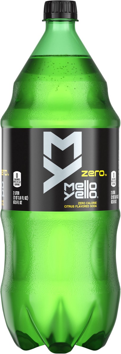 slide 2 of 7, Mello Yello Zero Bottle, 2 Liters, 2 liter