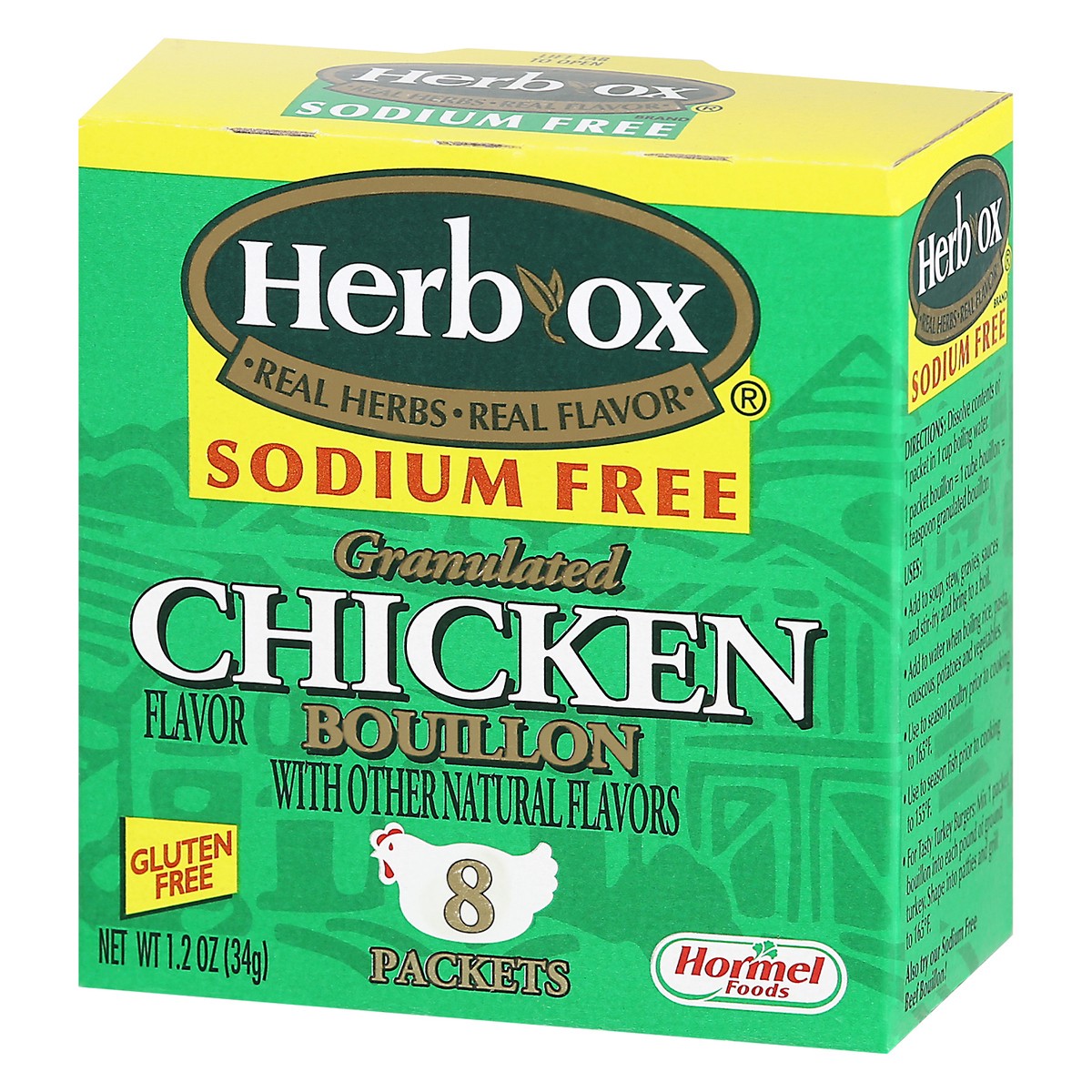 slide 4 of 9, Herb-Ox Sodium Free Granulated Chicken Flavor Bouillon 8 ea Box, 8 ct