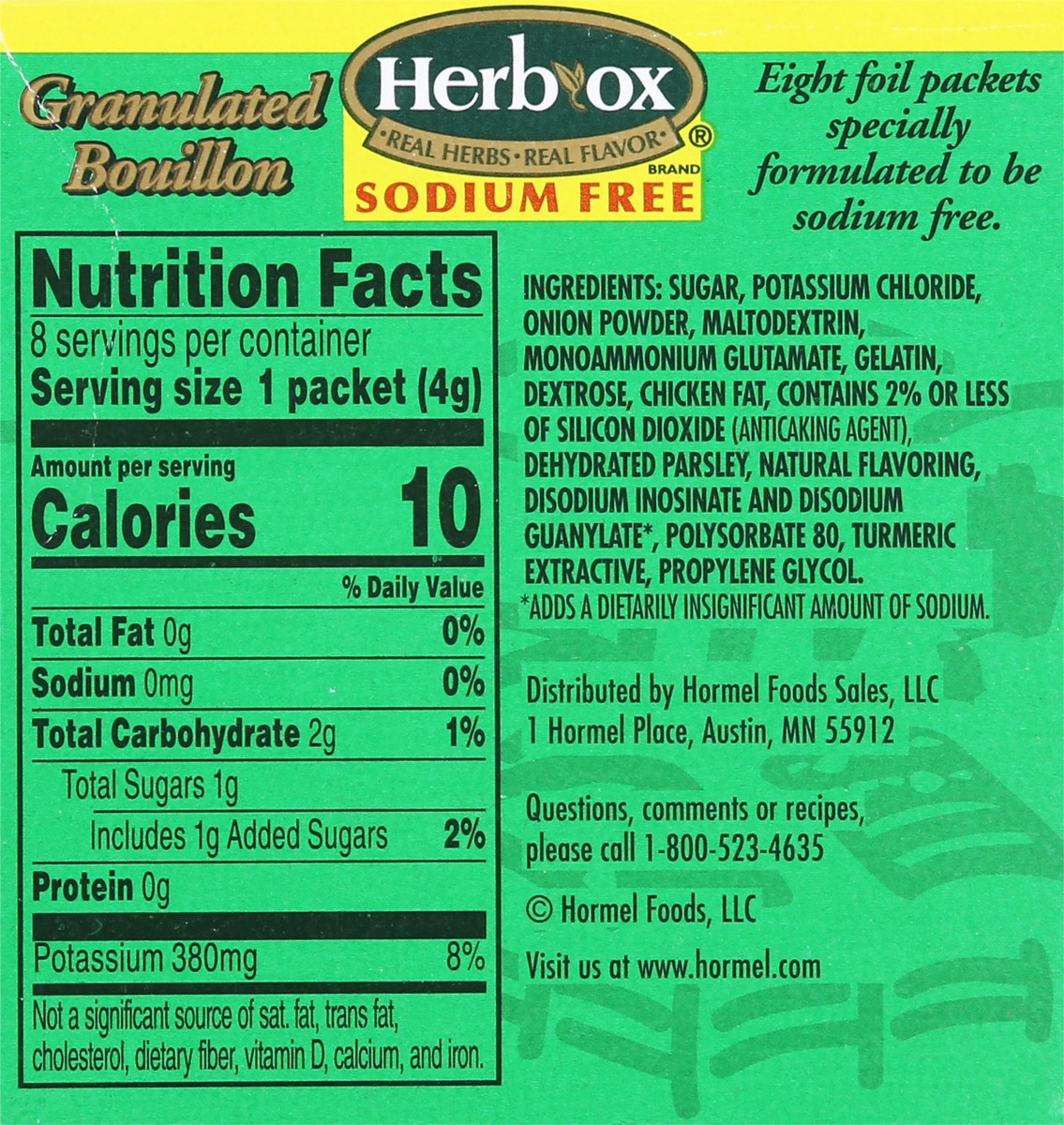 slide 3 of 9, Herb-Ox Sodium Free Granulated Chicken Flavor Bouillon 8 ea Box, 8 ct