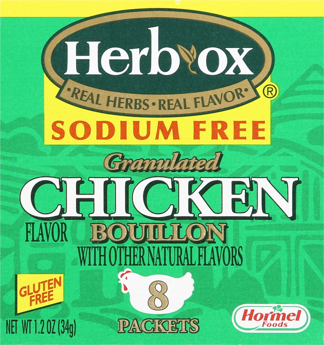 slide 1 of 9, Herb-Ox Sodium Free Granulated Chicken Flavor Bouillon 8 ea Box, 8 ct