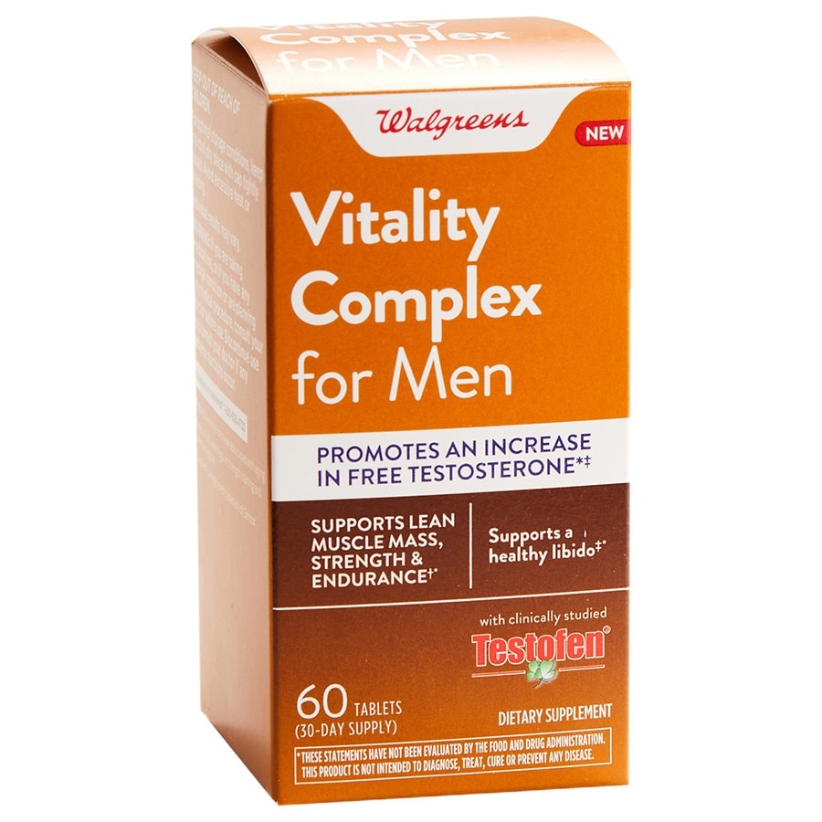 Walgreens Vitality Complex For Men 60 Ct | Shipt