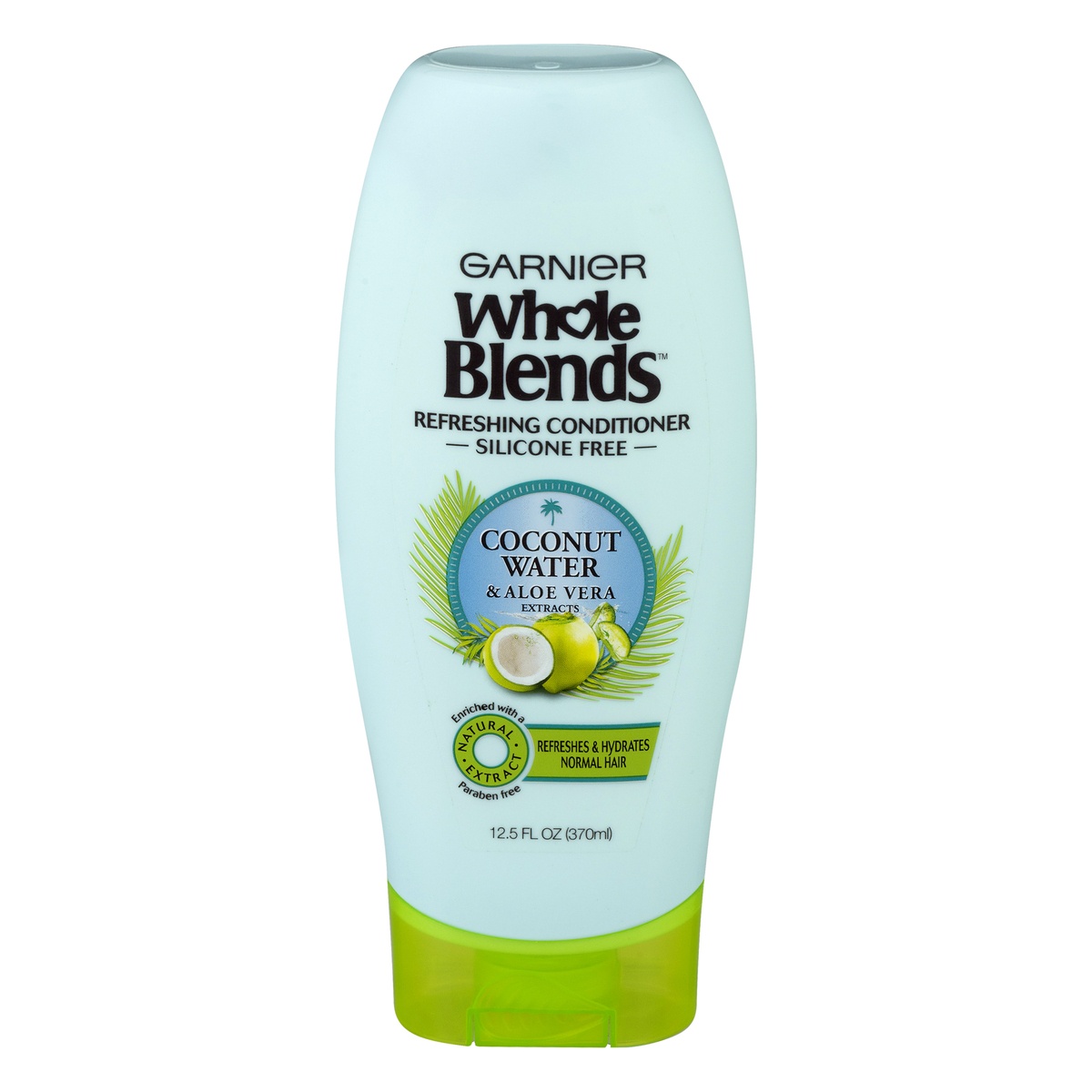 slide 1 of 1, Garnier Whole Blends Hydrating Conditioner With Coconut Water & Aloe Vera Extract, 12.5 oz