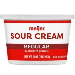 Meijer All Natural Sour Cream