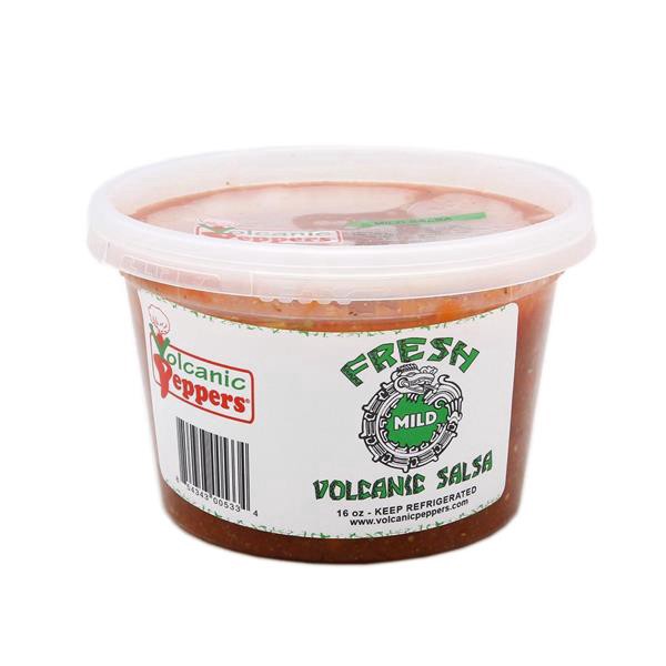 slide 1 of 1, Volcanic Peppers Mild Fresh Salsa, 16 oz