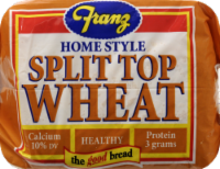 slide 1 of 1, Franz Home Style Split Top Wheat Bread, 22.5 oz