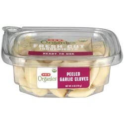 H-E-B Organics Fresh Peeled Garlic Cloves