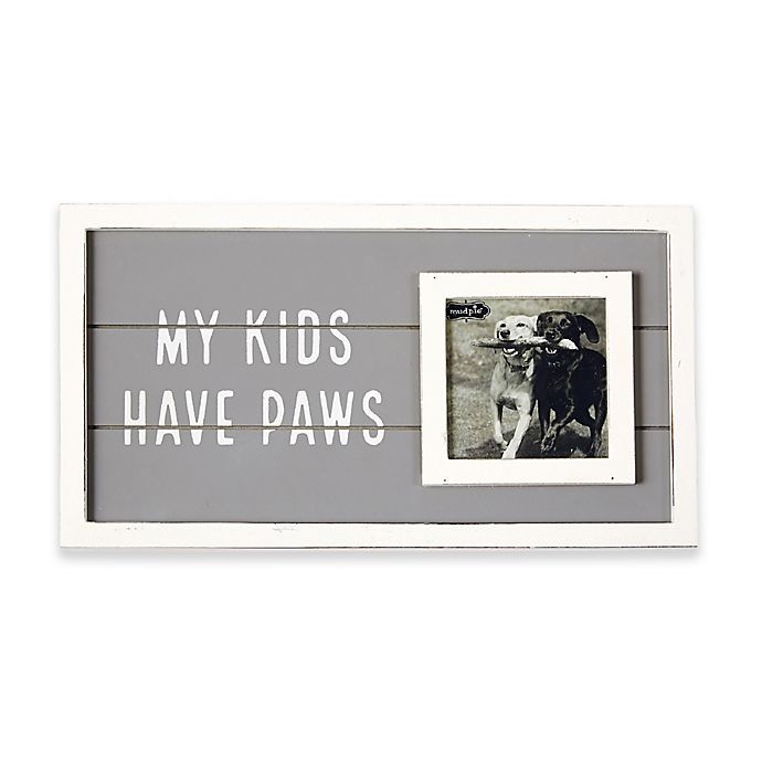 slide 1 of 2, Mud Pie My Kids Have Paws Picture Frame, 1 ct