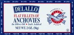 Anchovies,Flat Fillet