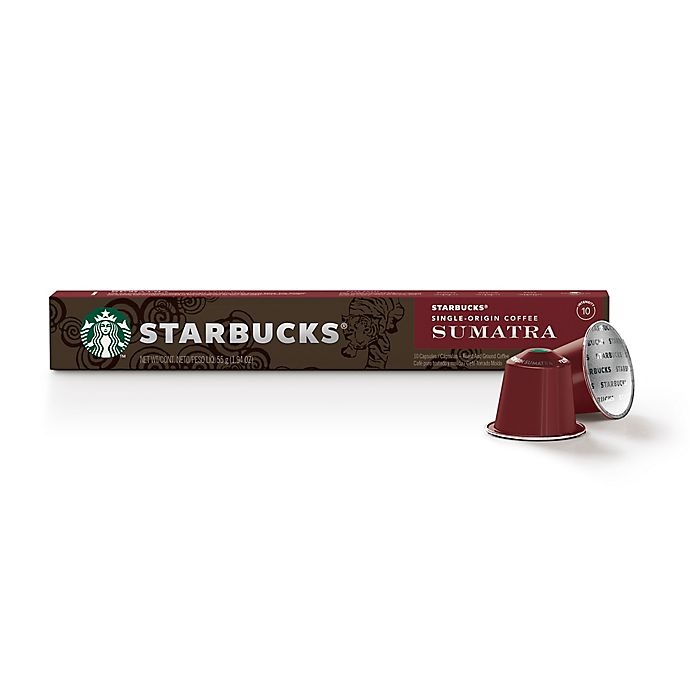 slide 1 of 6, Starbucks by Nespresso Sumatra Espresso Capsules, 10 ct