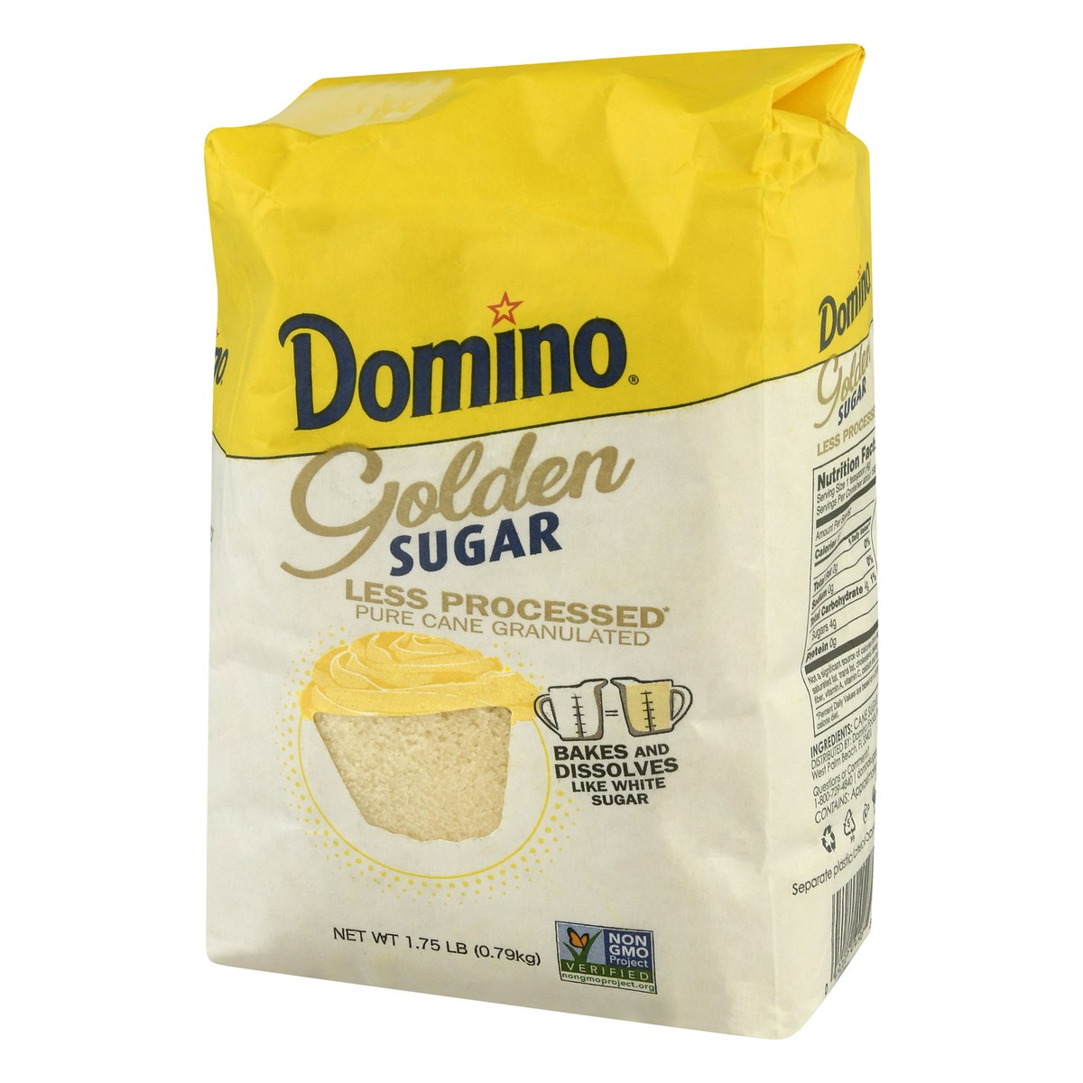 slide 8 of 10, Domino Golden Granulated Sugar 1.75 lb, 28 oz