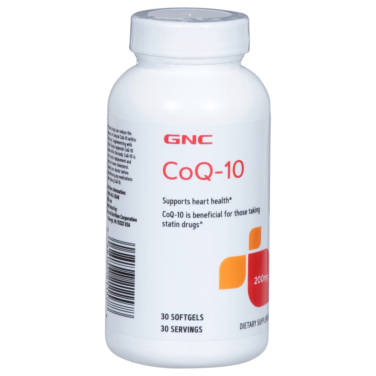 slide 6 of 9, GNC Coq-10 Softgels, 200mg, 30 ct