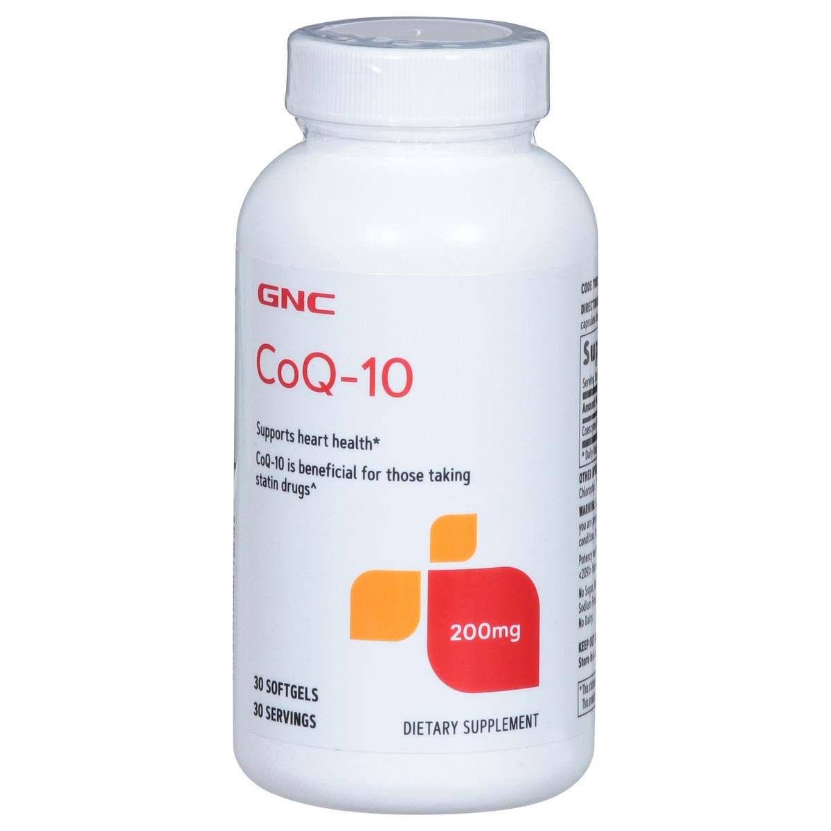 slide 2 of 9, GNC Coq-10 Softgels, 200mg, 30 ct