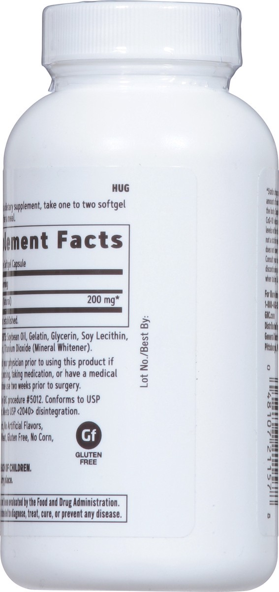 slide 7 of 9, GNC Coq-10 Softgels, 200mg, 30 ct