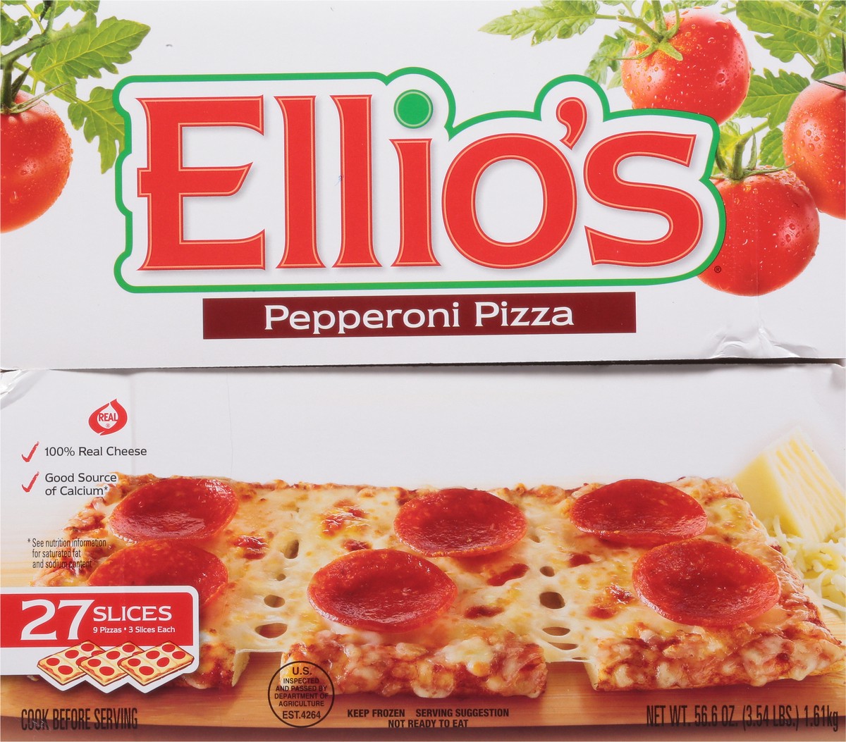 slide 3 of 9, Ellio's Pepperoni Pizza 27 ea, 27 ct