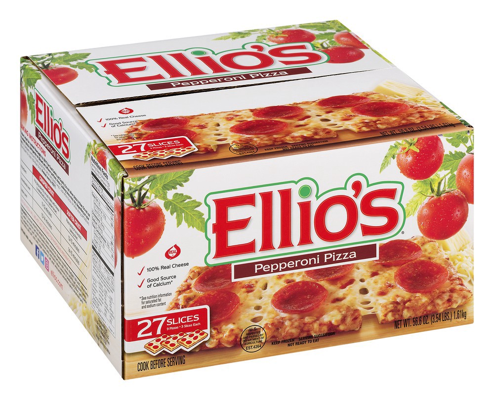 slide 1 of 9, Ellio's Pepperoni Pizza 27 ea, 27 ct