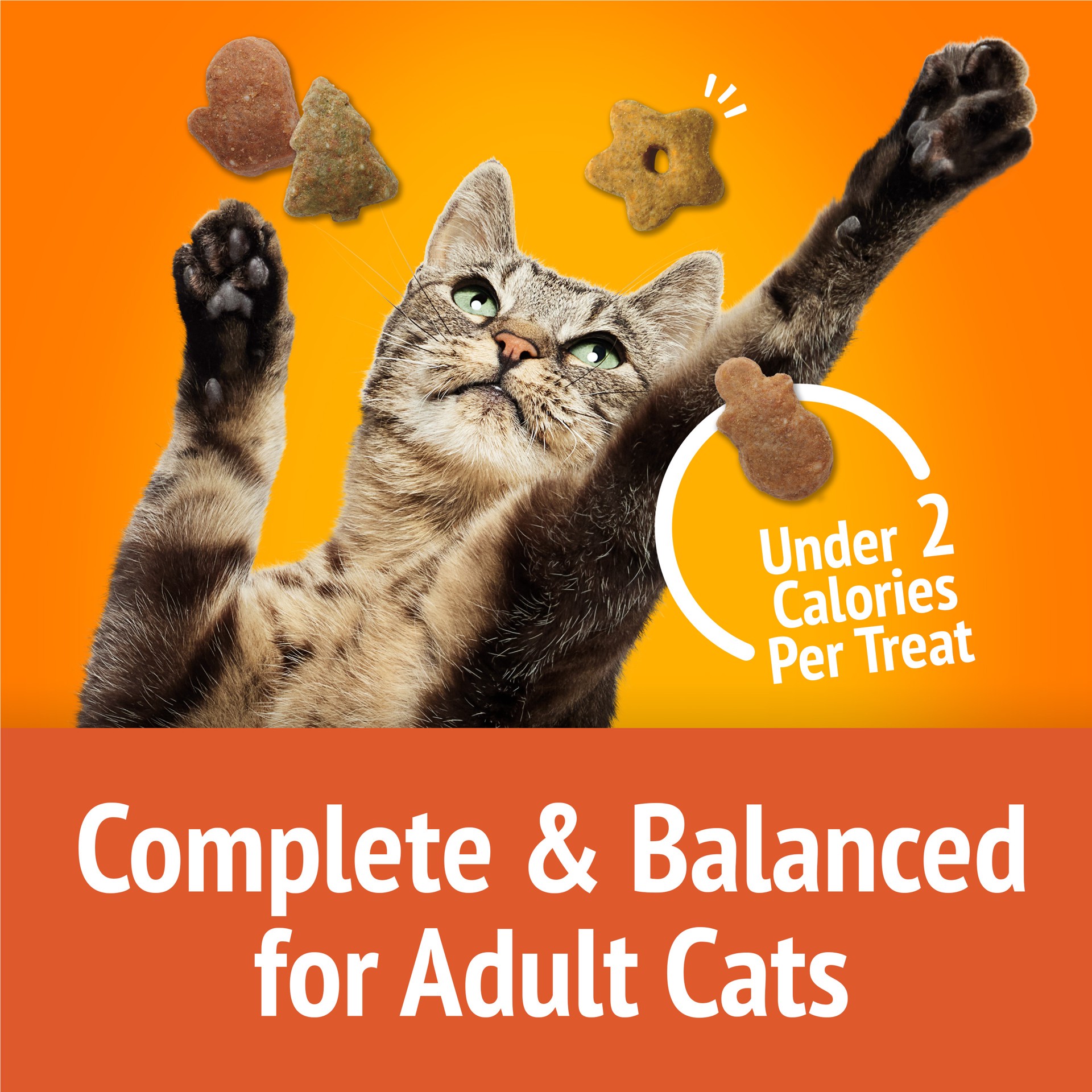 slide 2 of 9, Friskies Purina Friskies Made in USA Facilities Cat Treats, Original Crunch & Beachside Crunch Variety Pack, 40 oz