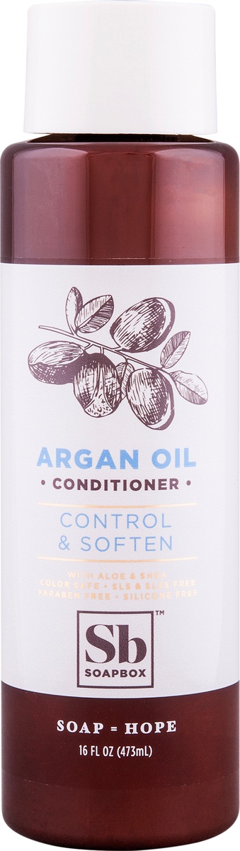 slide 5 of 7, Soapbox Conditioner - Argan Oil, 16 fl oz