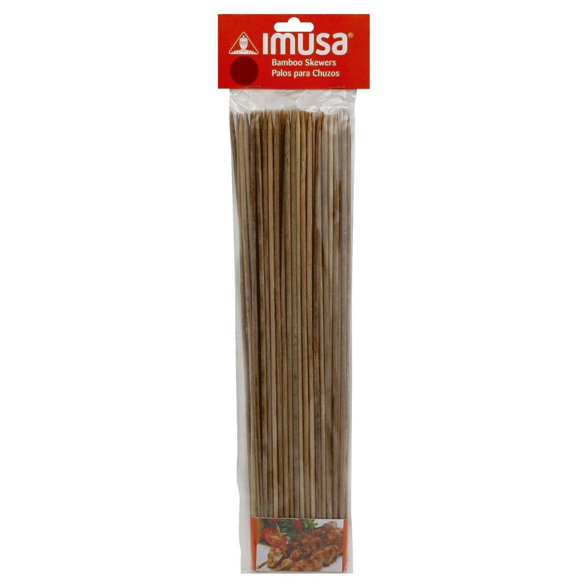 slide 1 of 1, IMUSA 12 Inch Bamboo Skewers, 100 ct