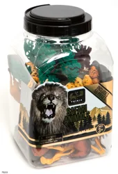 Thiria Safari Animal Bucket, 55 pc