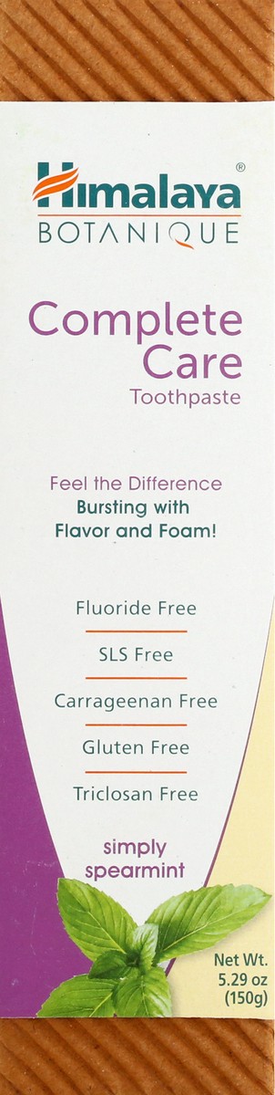 slide 1 of 9, Himalaya Botanique Complete Care Simply Spearmint Toothpaste 5.29 oz, 5.29 oz