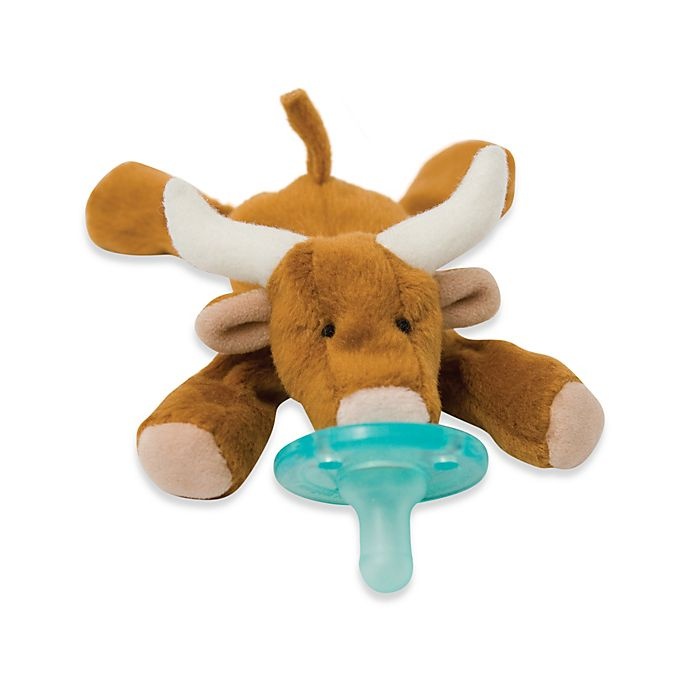 slide 1 of 2, WubbaNub Longhorn Bull Infant Pacifier, 1 ct