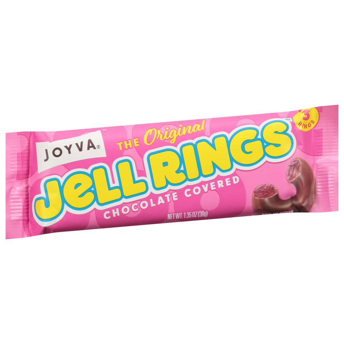 slide 8 of 14, Joyva Chocolate Covered Jell Rings 3 ea, 3 ct