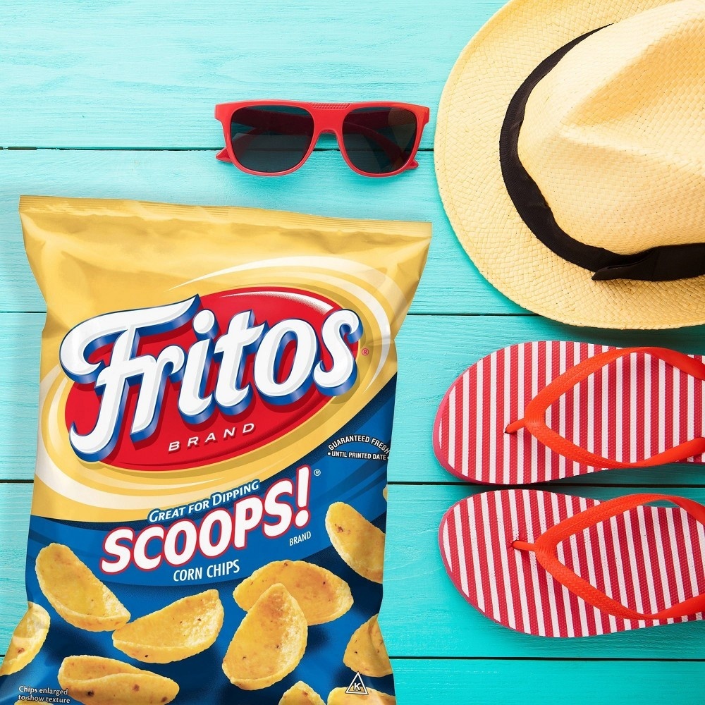 Fritos Scoops Corn Chips, Party Size 15.5 oz Shipt