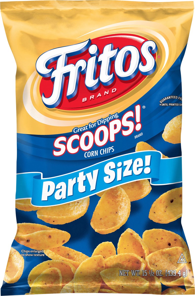 slide 3 of 3, Fritos Scoops! Corn Chips 15 1/2 Oz, 15.5 oz