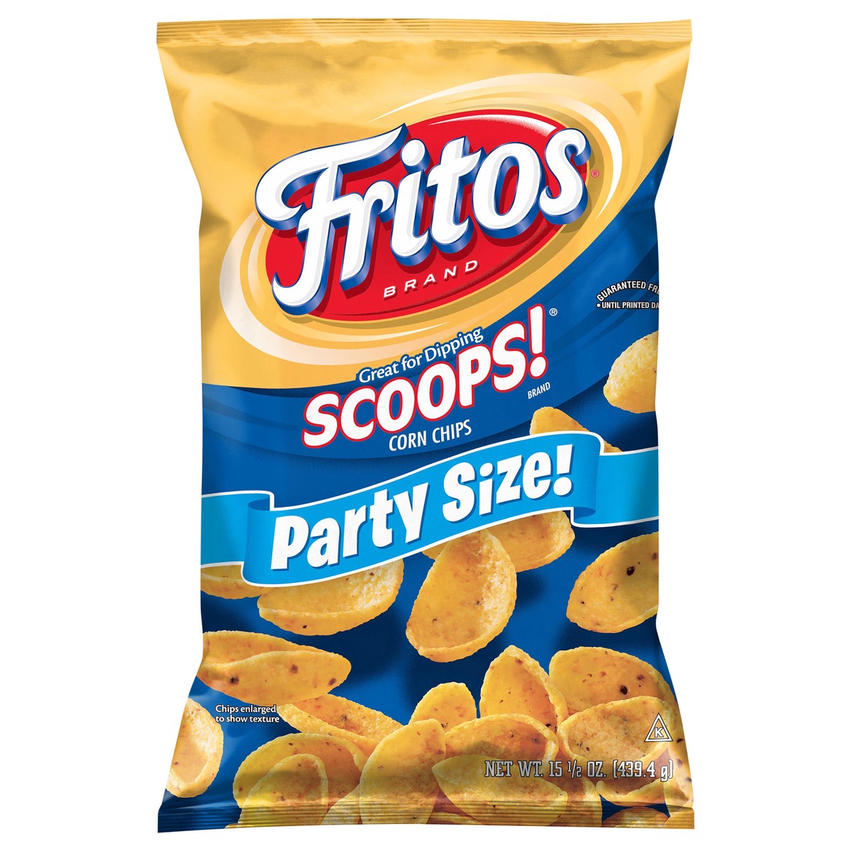 slide 1 of 3, Fritos Scoops! Corn Chips 15 1/2 Oz, 15.50 oz