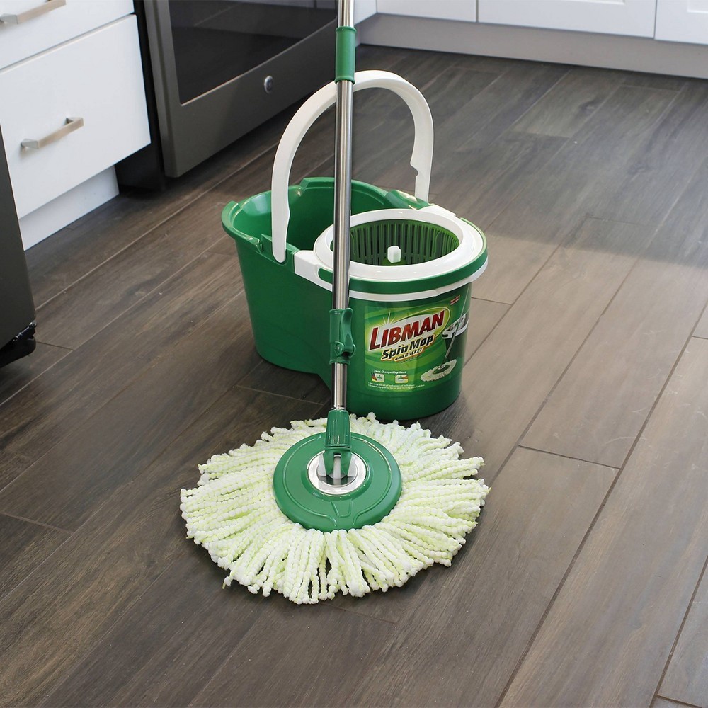 slide 3 of 3, Libman Spin Mop & Bucket, 1 ct