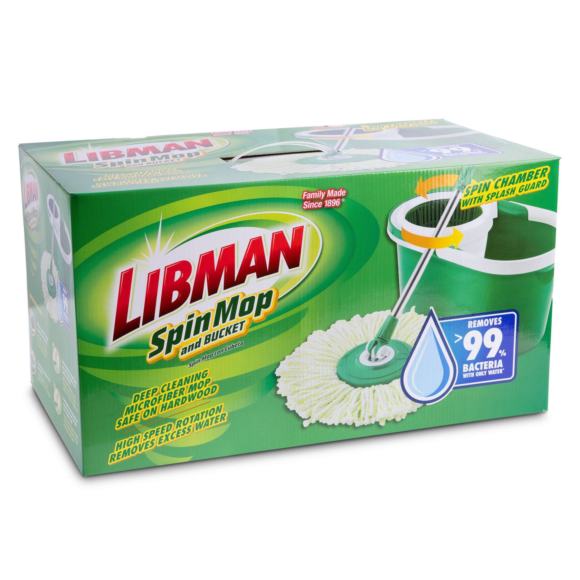 slide 1 of 3, Libman Spin Mop & Bucket, 1 ct