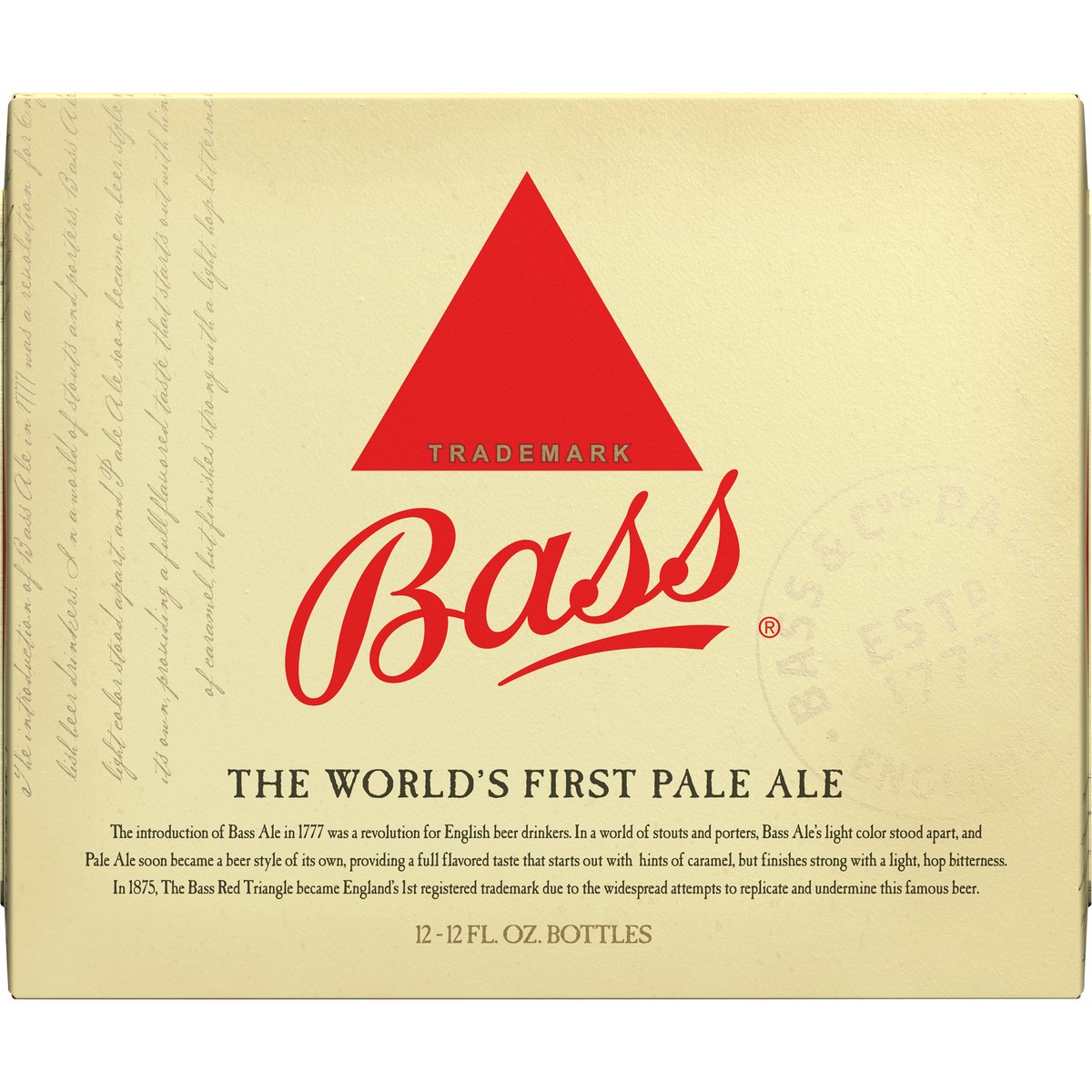 slide 2 of 6, Bass Pale Ale Domestic Pale Ale, 12 ct; 12 oz