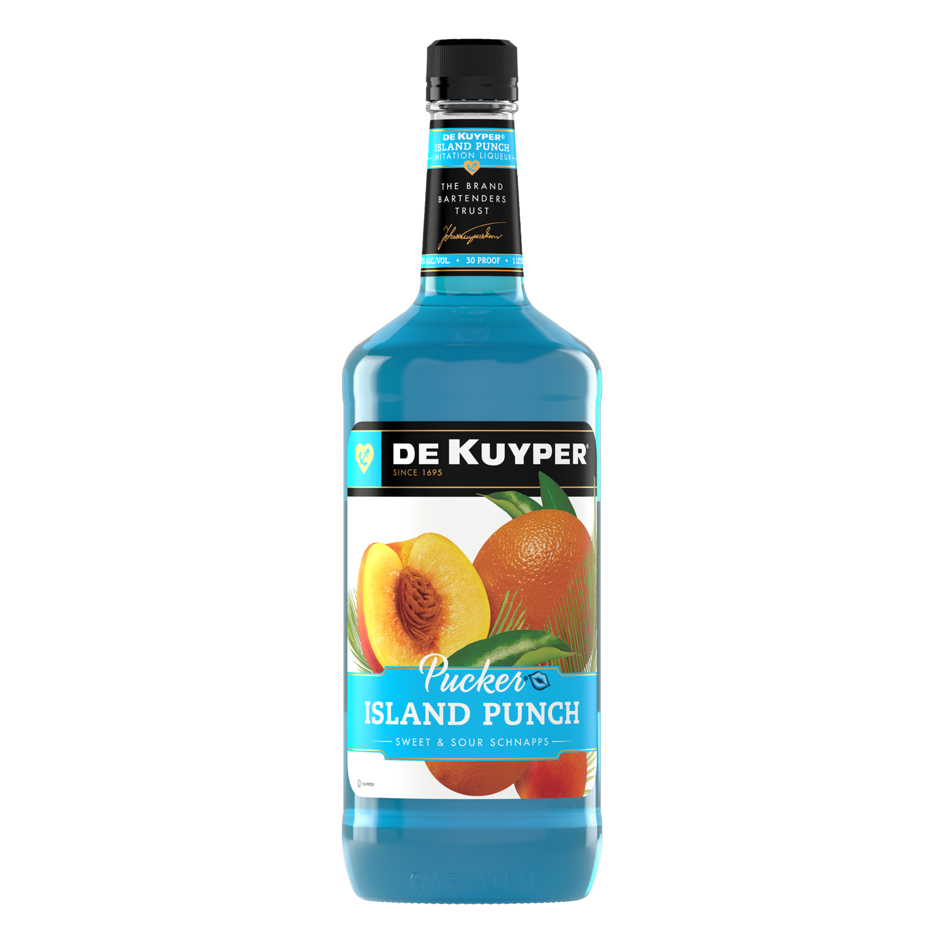 slide 2 of 2, DeKuyper Island Punch Pucker, 1 liter