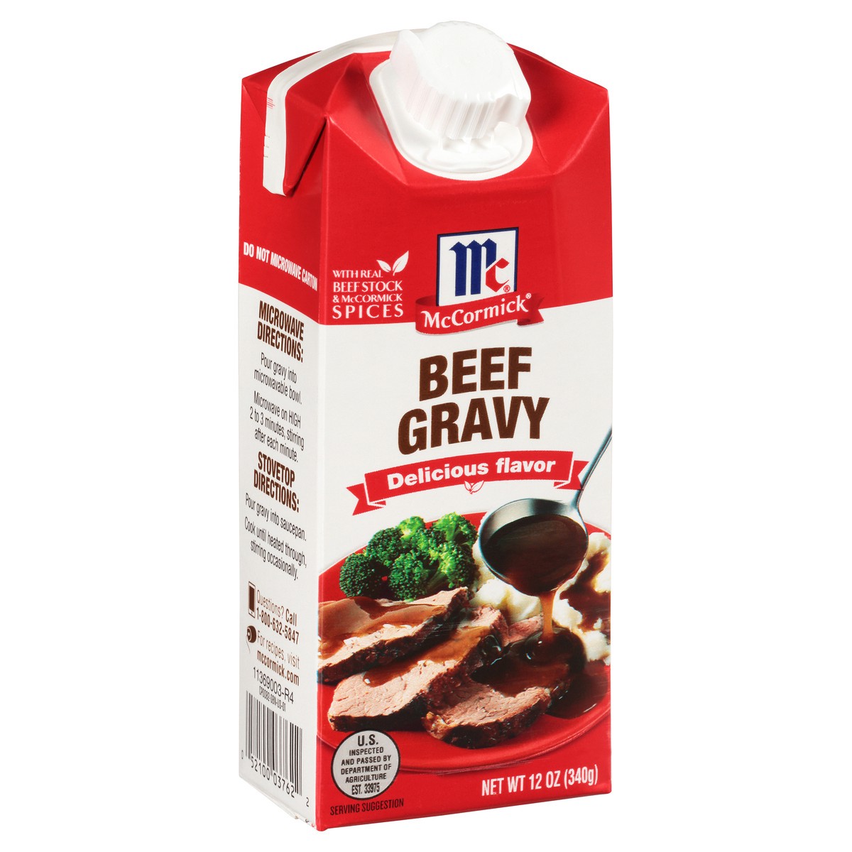 slide 8 of 8, McCormick Beef Gravy, 12 oz