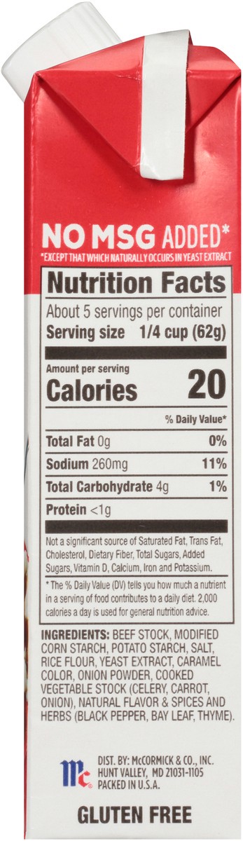 slide 6 of 8, McCormick Beef Gravy, 12 oz