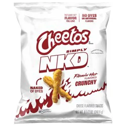 Cheetos Simply Naked Crunchy Flamin' Hot 8.5 oz