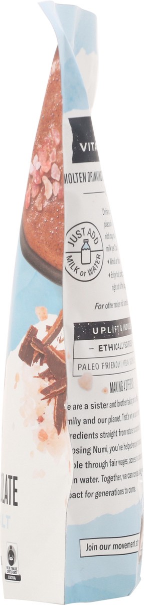slide 6 of 14, Numi Organic 65% Dark Dash of Salt Drinking Chocolate 6.3 oz, 6.3 oz