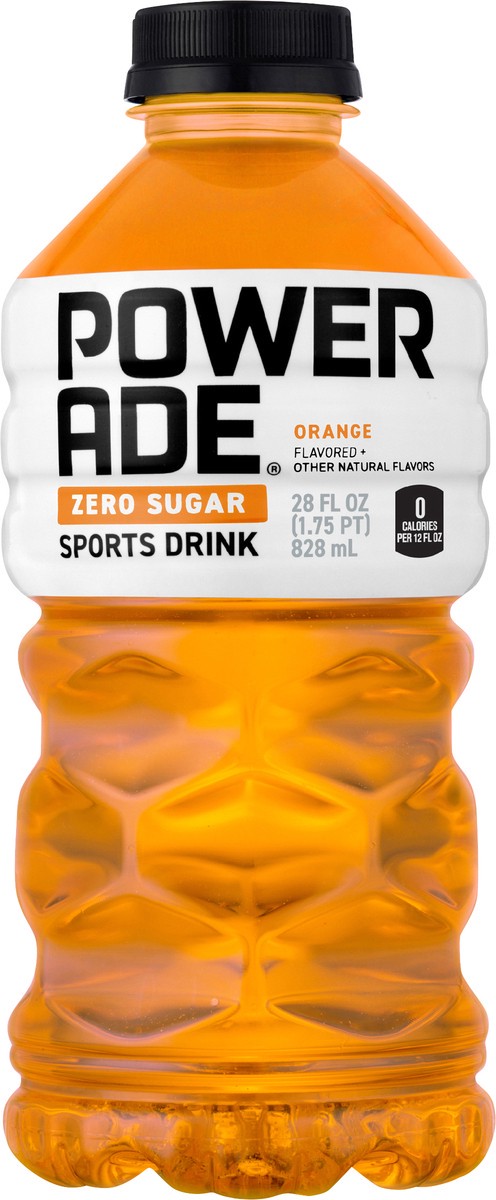 slide 2 of 2, POWERADE Zero Orange Sports Drink - 28 fl oz Bottle, 28 fl oz