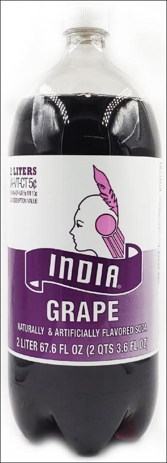 slide 1 of 1, India Grape Soda, 67.6 fl oz