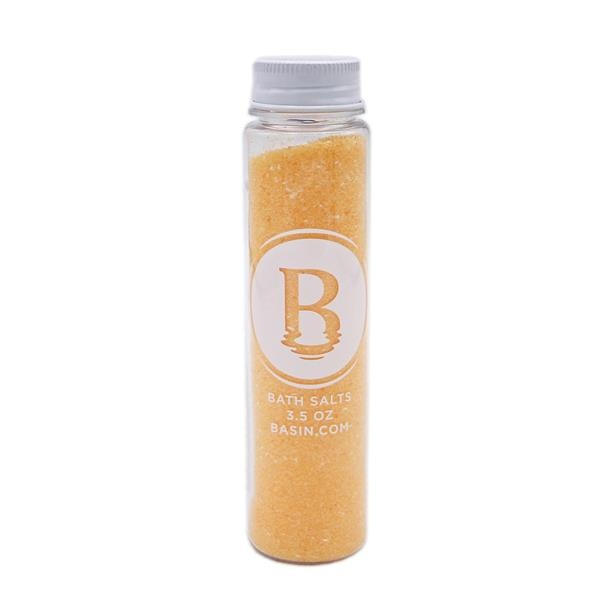 slide 1 of 1, Basin Satsuma Bath Salt, 3.5 oz