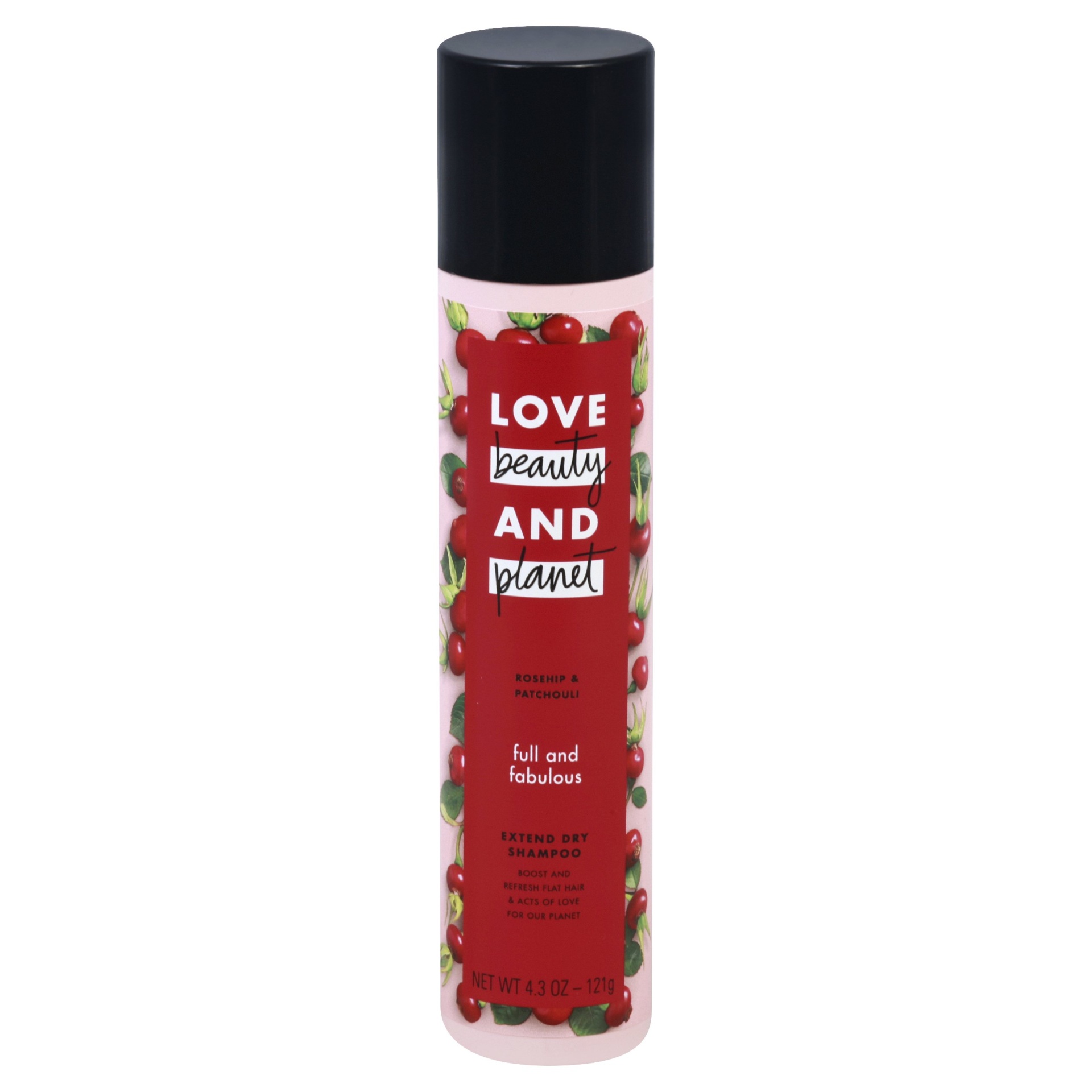 slide 1 of 1, Love Beauty and Planet Full and Fabulous Extend Dry Shampoo Rosehip & Patchouli, 4.3 oz