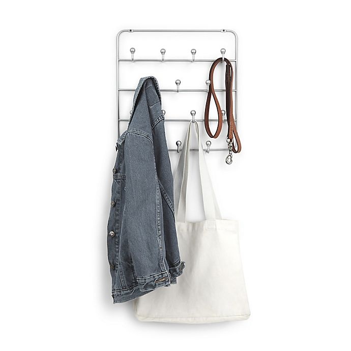 slide 1 of 1, Umbra Nickel Estique Over-the-Door Accessory Organizer, 1 ct