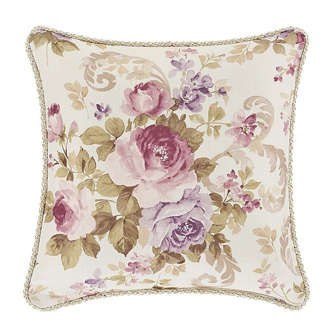 slide 1 of 2, J. Queen New York Chambord Square Throw Pillow - Lavender, 1 ct