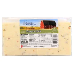 Wisconsin Premium Pepper Jack Cheese Slices