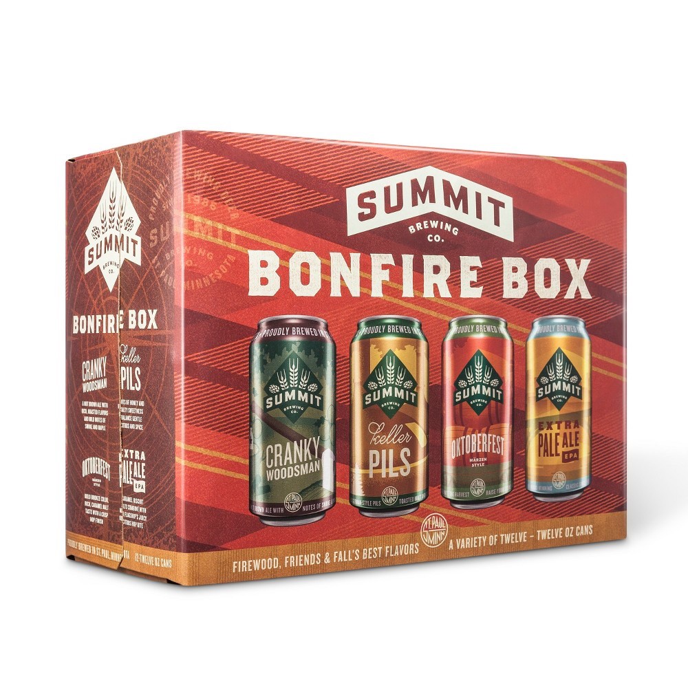 slide 2 of 2, Summit Brewing Co. Summit Bonfire Box Variety Pack, 12 ct; 12 oz