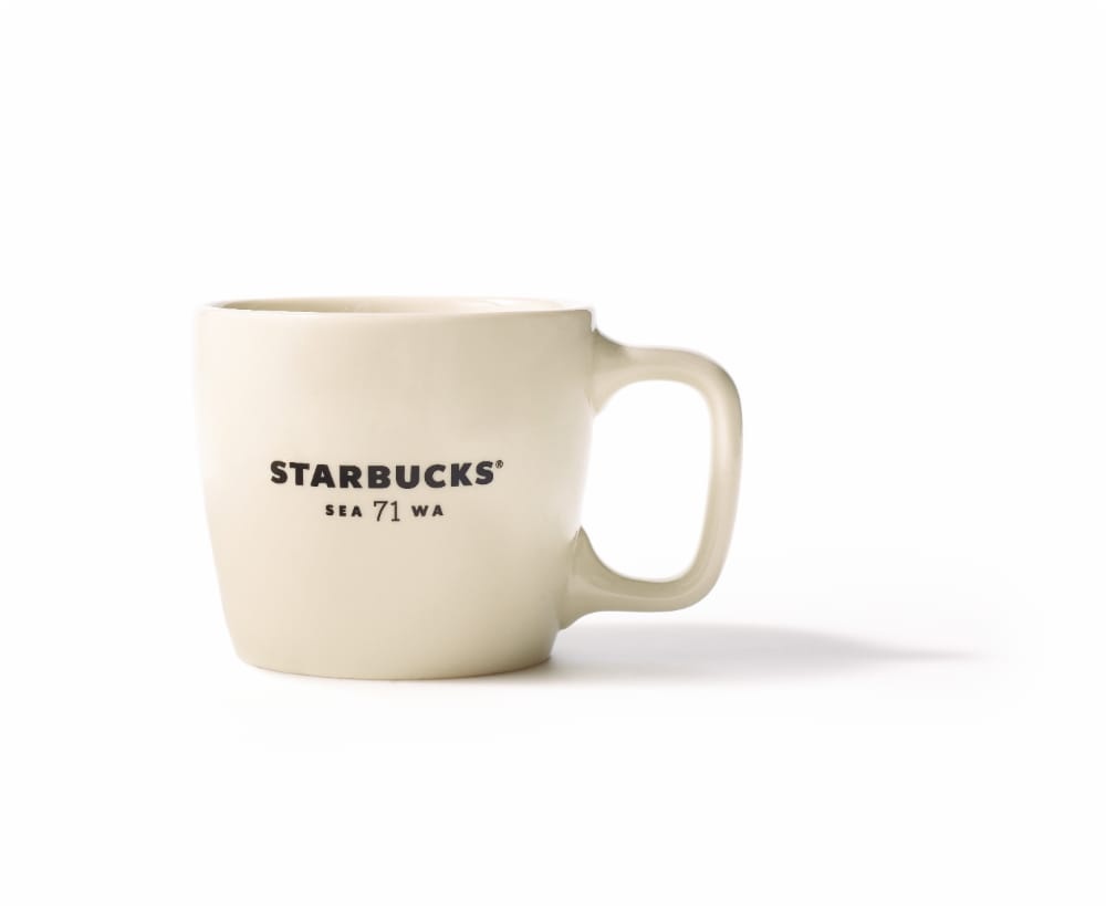 slide 1 of 1, Starbucks Ceramic Handle Mug - White, 12 oz