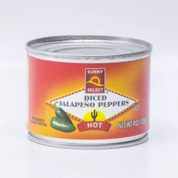Sunny Select Diced Green Jalapenos - 4 oz